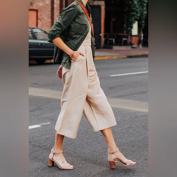 Banana Republic Linen wide leg crop - Picture 2 of 6